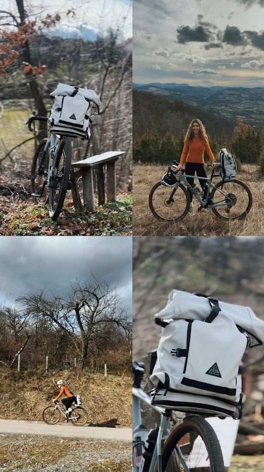 Backpack photo collage